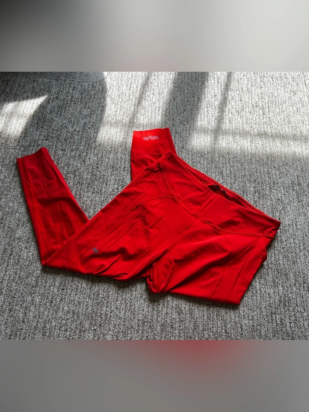 Janji Orange Groundwork Performance Leggings - Picture 1 of 5